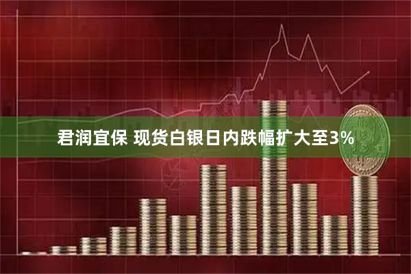 君润宜保 现货白银日内跌幅扩大至3%