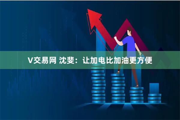 V交易网 沈斐：让加电比加油更方便