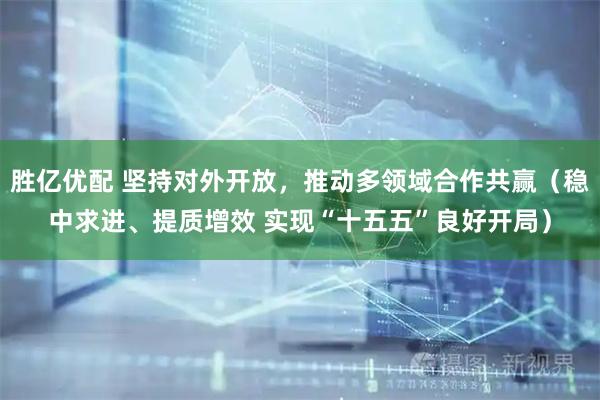 胜亿优配 坚持对外开放，推动多领域合作共赢（稳中求进、提质增效 实现“十五五”良好开局）
